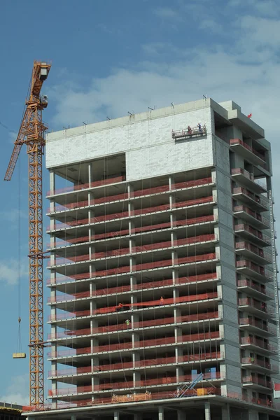 Site in opbouw van multistorey gebouw — Stockfoto