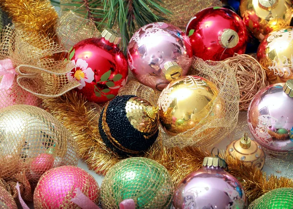 Decorações de Natal e Ano Novo — Fotografia de Stock