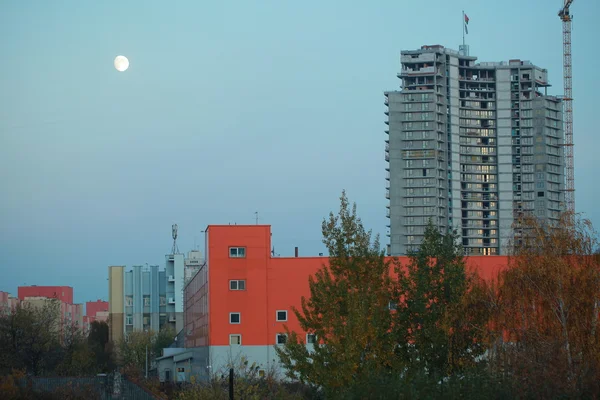 Construction site of apartment building — Stock Photo, Image