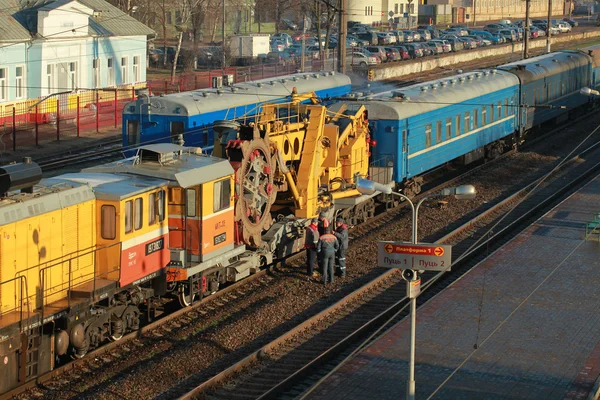 Vasúti berendezések javítása — Stock Fotó