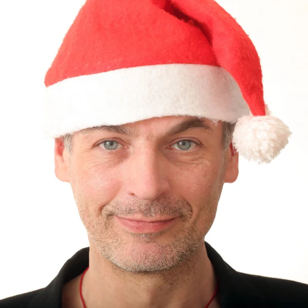 Man in Santa hat — Stock Photo, Image