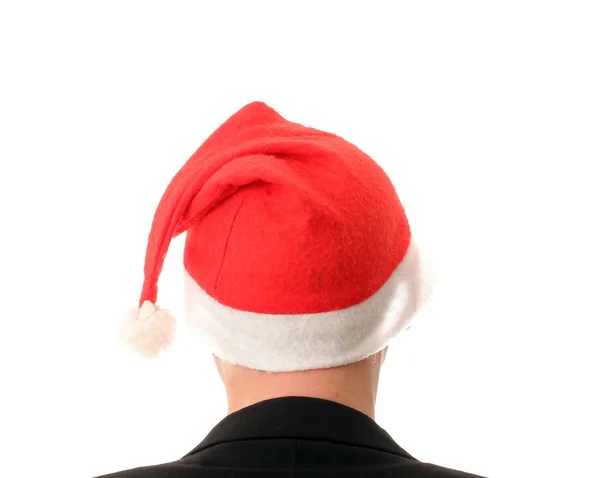 Man in Santa hat — Stock Photo, Image