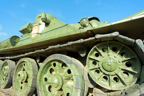 Старый русский танк — стоковое фото