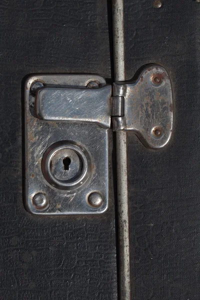 古いヴィンテージ スーツケースのクローズ アップ — ストック写真