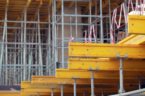 Trabajos de construcción de edificios — Foto de Stock