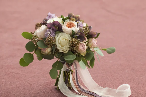 Festive beautiful bouquet of flowers — Stock Photo, Image