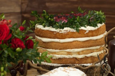 tatlılar bir festival düğün tablo pişirme