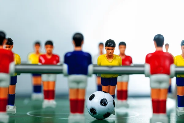 Piłkarzyki stół zabawka zręcznościowa — Zdjęcie stockowe