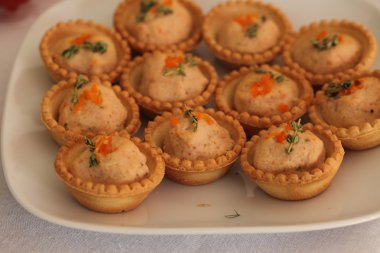 açık bir festival düğün masada sebze kanepeler