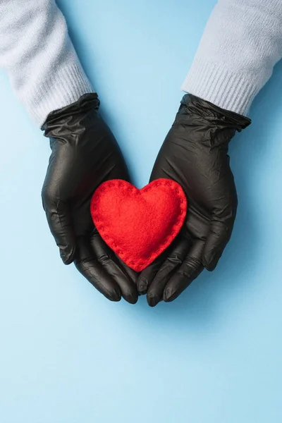 San Valentino Nel 2021 Durante Pandemia Covid Malattia Coronavirica — Foto Stock