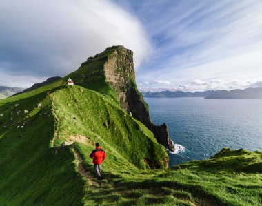 Kallur Deniz Feneri Yürüyüşü Kalsoy, Faroe Adaları
