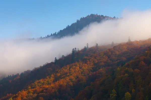 Tepe üzerinde bulut — Stok fotoğraf