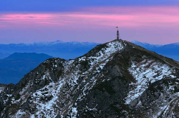 산 꼭대기 — 스톡 사진