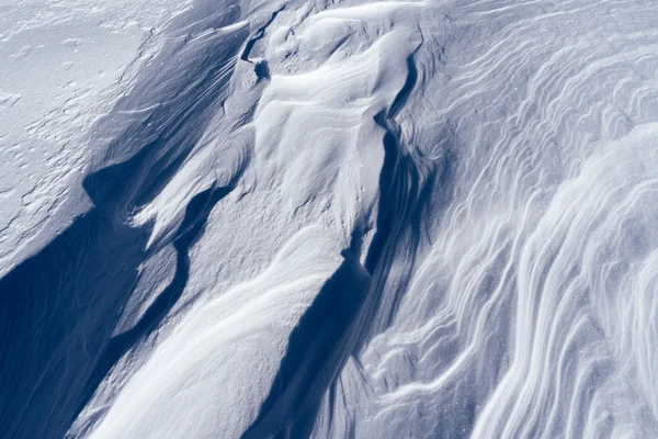 Konsistens av snön blåser — Stockfoto