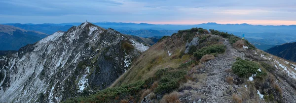Liggande panorama över bergen — Stockfoto