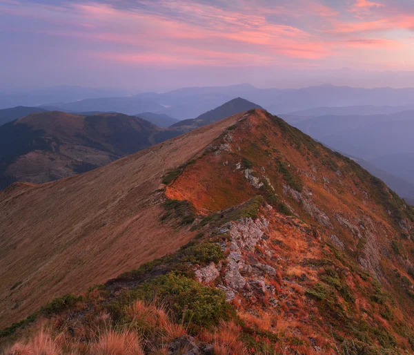 Hajnalban Mountains — Stock Fotó