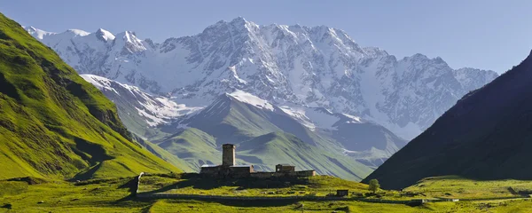 Mountain panorama in Georgia — Stock Photo, Image