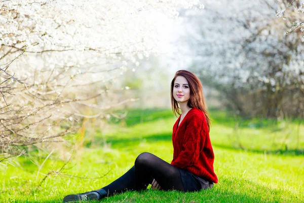 Retrato de mulher jovem — Fotografia de Stock