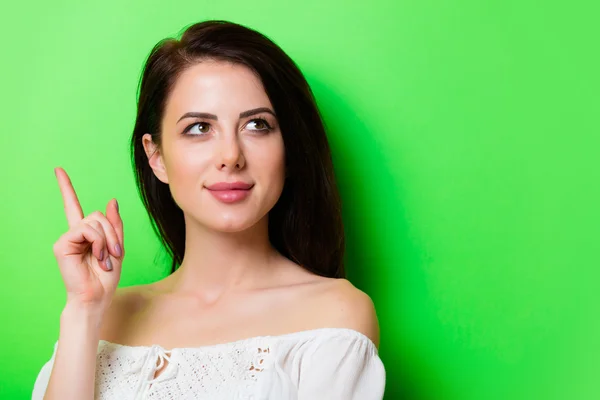 Portrait of the young woman — Stock Photo, Image