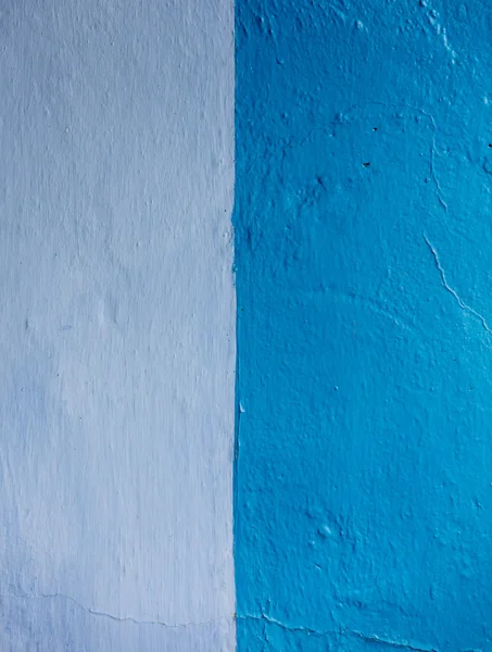 Blauw geschilderde muur — Stockfoto