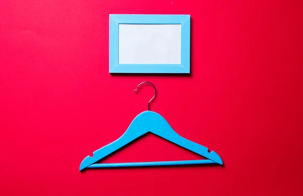 Photo frame and hanger — Stock Photo, Image