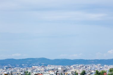 Yunanistan'ın güzel modern şehirde