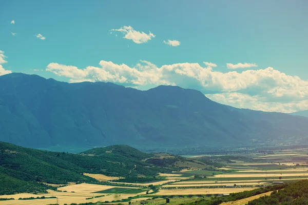 Beautiful mountains on the sky background — Stock Photo, Image