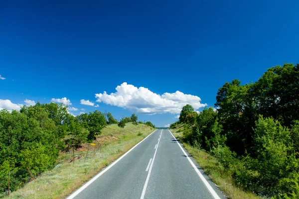 County side road in Greece — Stock Photo, Image