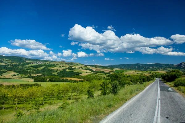 Carretera lateral del condado en Grecia — Foto de Stock