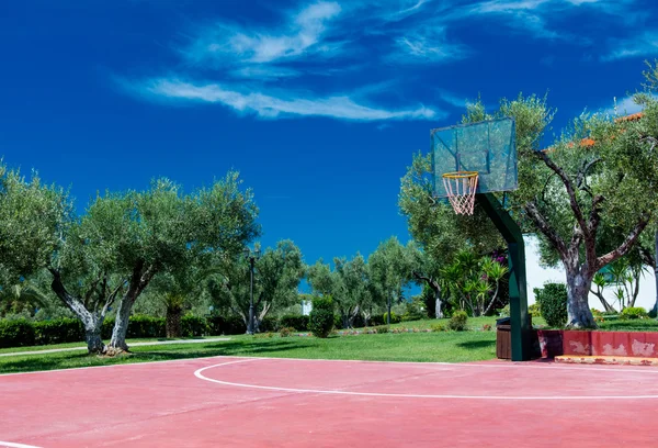 De foto's voor de speeltuin basketbal — Stockfoto