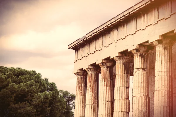 Antiguo templo en Grecia — Foto de Stock