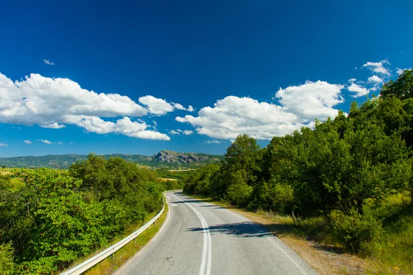 Carretera de campo en Grecia — Foto de Stock