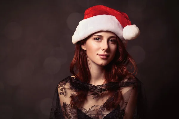 Young woman in hat — Stock Photo, Image