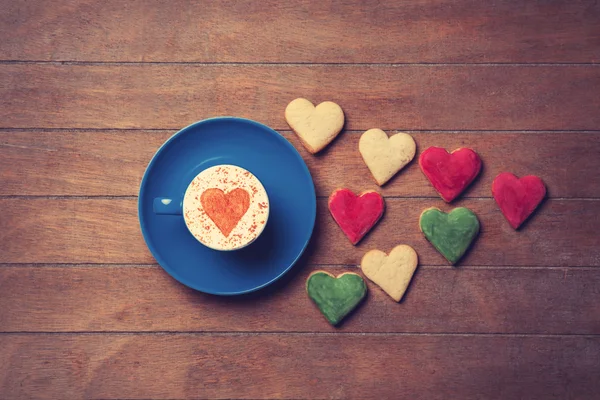 Cup och cookies — Stockfoto