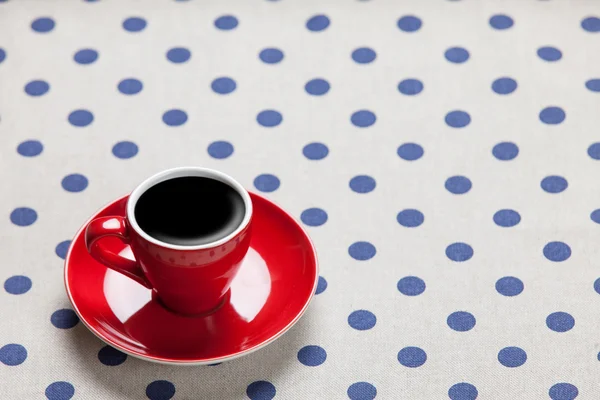 Taza roja de café — Foto de Stock