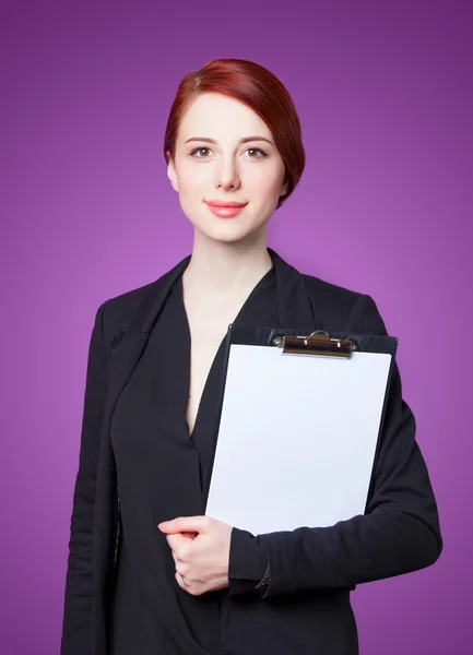 Portrait of business women with tablet — Stock Photo, Image