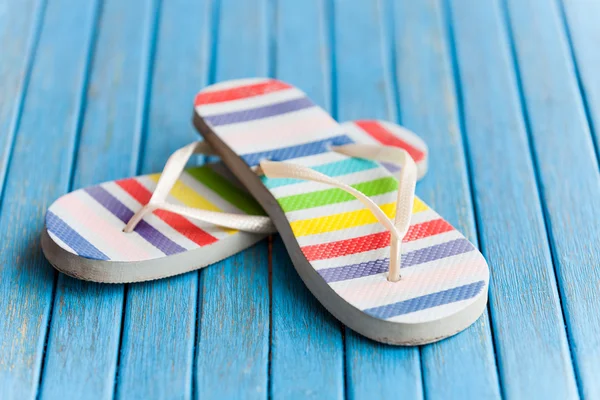 Beach slippers — Stock Photo, Image