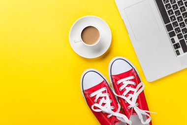 Lastikbotlar Kupası ve dizüstü bilgisayarla