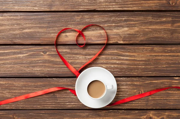 Tazza di caffè e prua i — Foto Stock