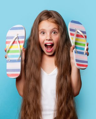 Genç kız ile flip flop şaşırttı