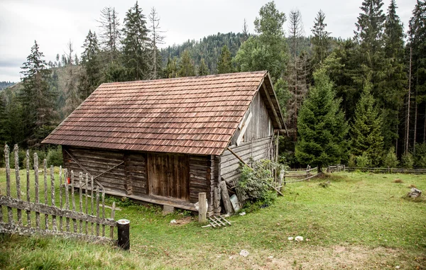 Starý dům v ukrajinských Karpatech — Stock fotografie