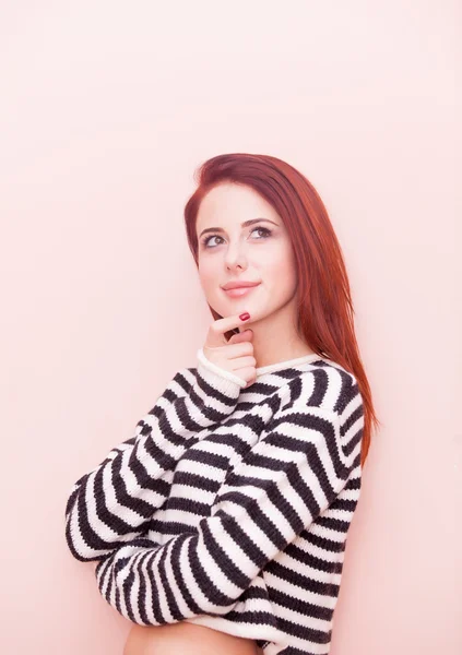 Jovem bela mulher caucasiana — Fotografia de Stock