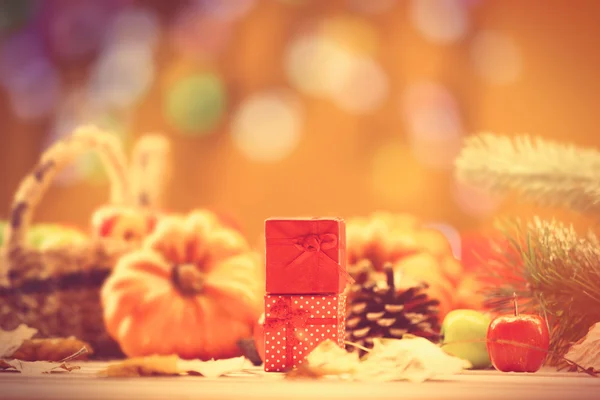 Gift boxes with background. — Stock Photo, Image