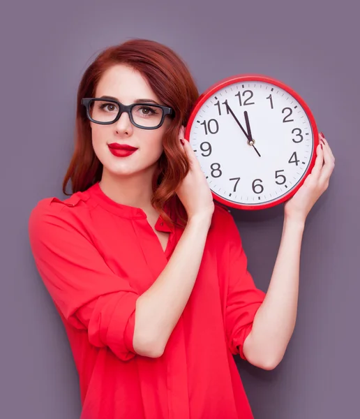 Portrait of a young caucasian girl — Stock Photo, Image