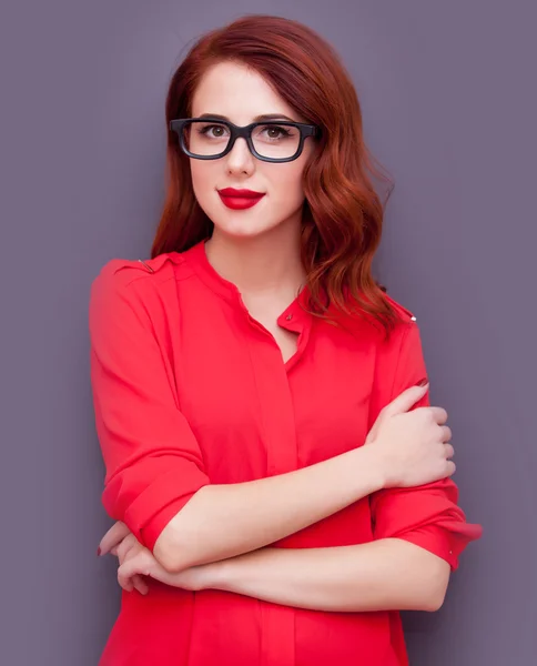 Young redhead girl — Stock Photo, Image