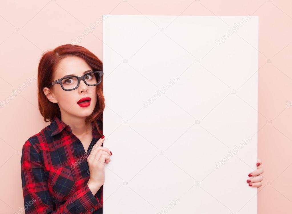 Portrait of a young caucasian girl