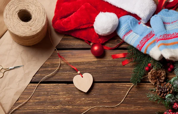 Heart shape toy before wrapping. — Stock Photo, Image