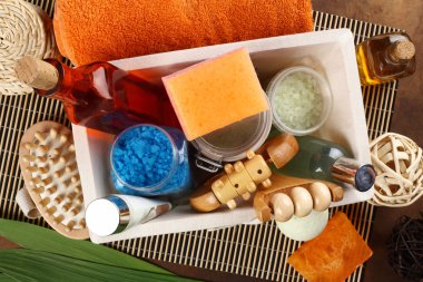 Spa aksesuarları yakın çekim