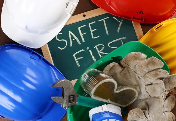 Safety first concept — Stock Photo, Image