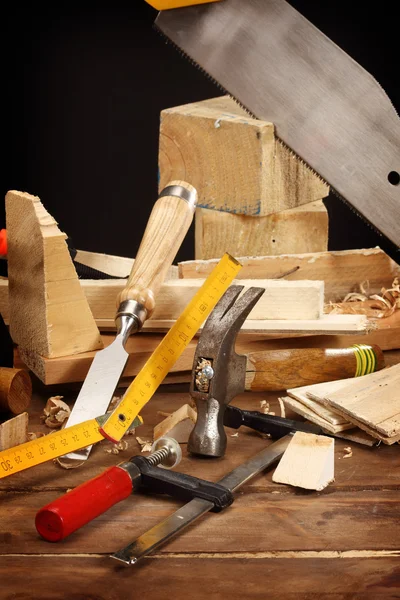 Carpenter'ın araçları — Stok fotoğraf